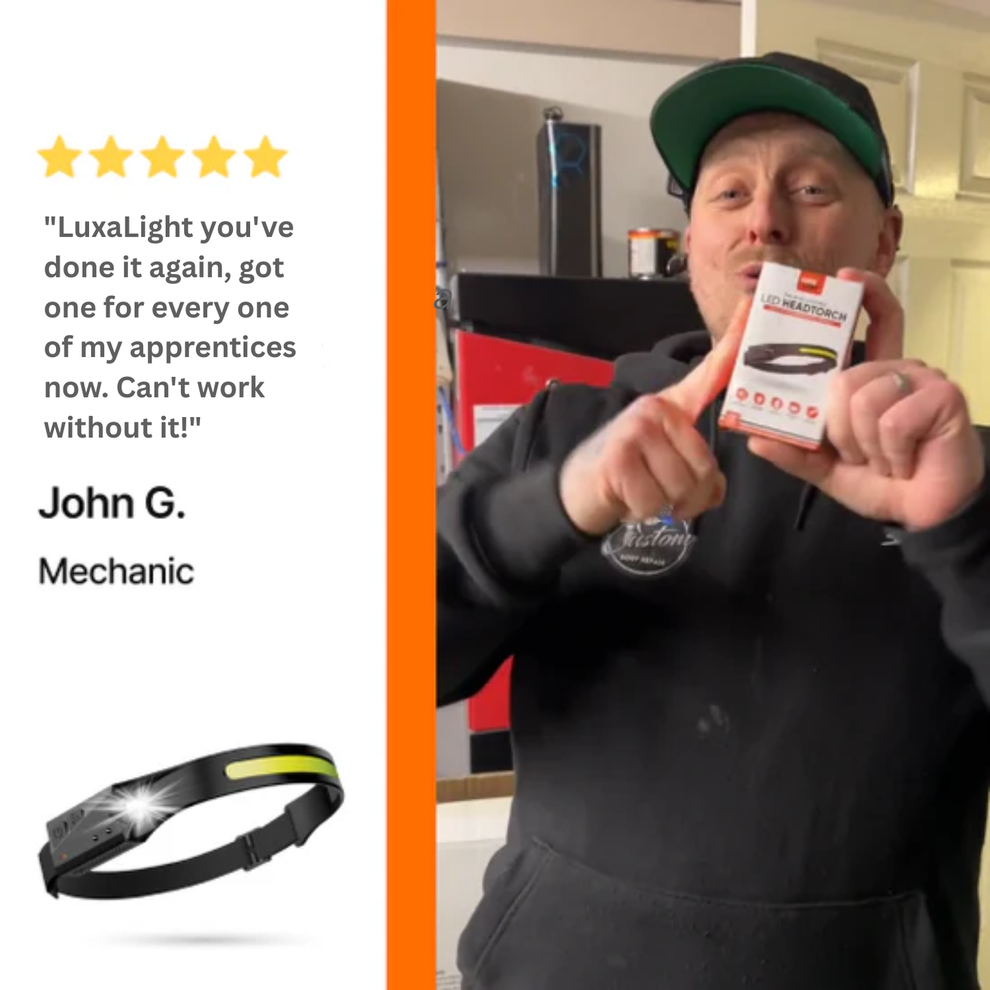 LuxaLight™ LED Headtorch